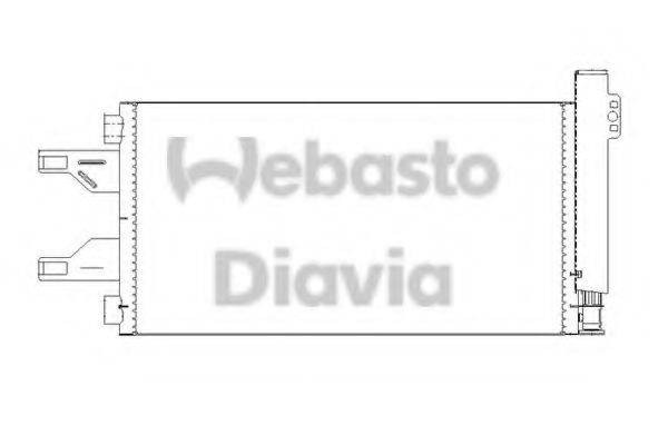 WEBASTO 82D0225676A Конденсатор, кондиціонер