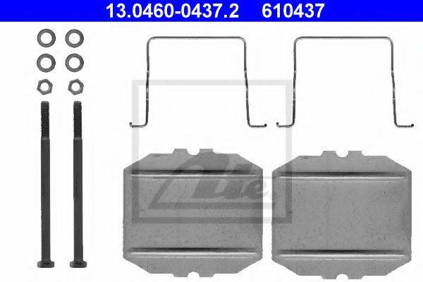 ATE 13046004372 Комплектуючі, колодки дискового гальма