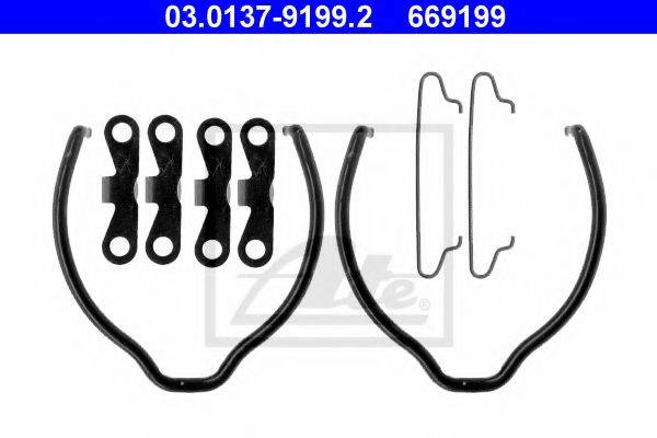 ATE 03013791992 Комплектуючі, стоянкова гальмівна система