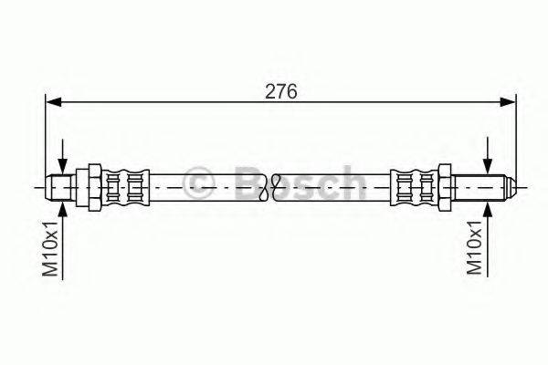 BOSCH 1987476000 Гальмівний шланг