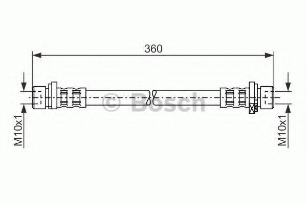 BOSCH 1987476210 Гальмівний шланг