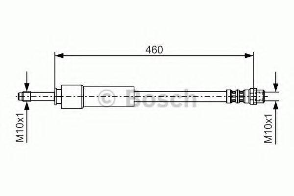 BOSCH 1987476297 Гальмівний шланг
