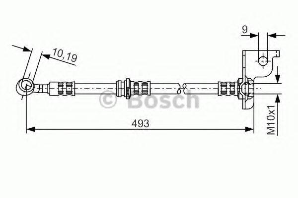 BOSCH 1987476370 Гальмівний шланг