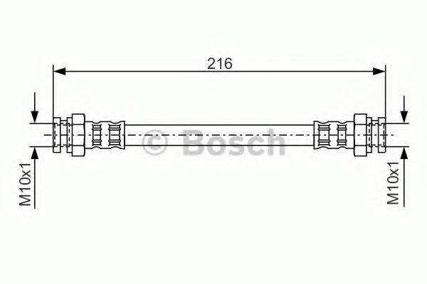 BOSCH 1987476529 Гальмівний шланг