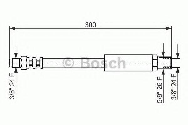 BOSCH 1987476577 Гальмівний шланг