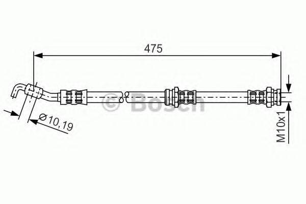 BOSCH 1987476902 Гальмівний шланг