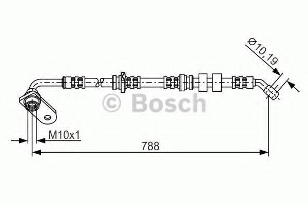 BOSCH 1987476935 Гальмівний шланг