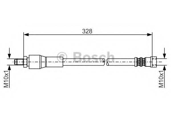 BOSCH 1987481001 Гальмівний шланг