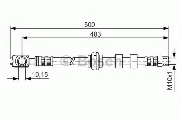 BOSCH 1987481115 Гальмівний шланг