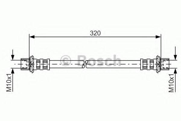 BOSCH 1987481181 Гальмівний шланг