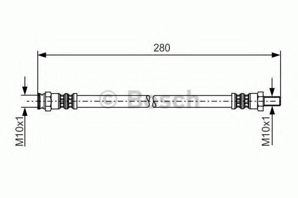 BOSCH 1987481214 Гальмівний шланг