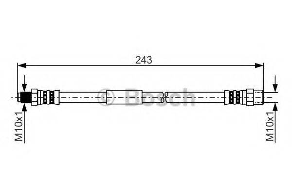 BOSCH 1987481258 Гальмівний шланг