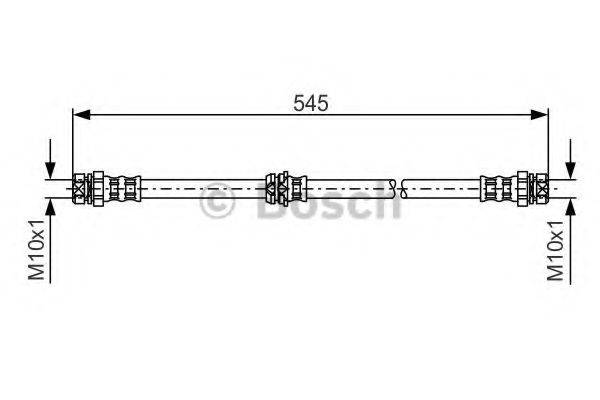 BOSCH 1987481302 Гальмівний шланг