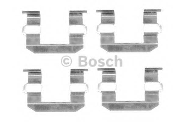 BOSCH 1987474344 Комплектуючі, колодки дискового гальма