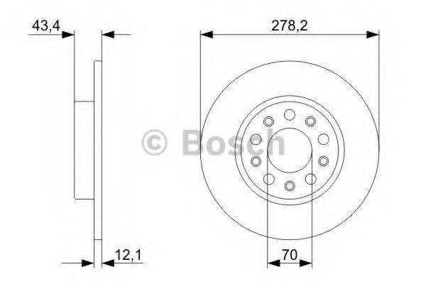 BOSCH 0986479292 гальмівний диск