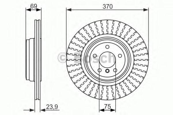 BOSCH 0986479730 гальмівний диск