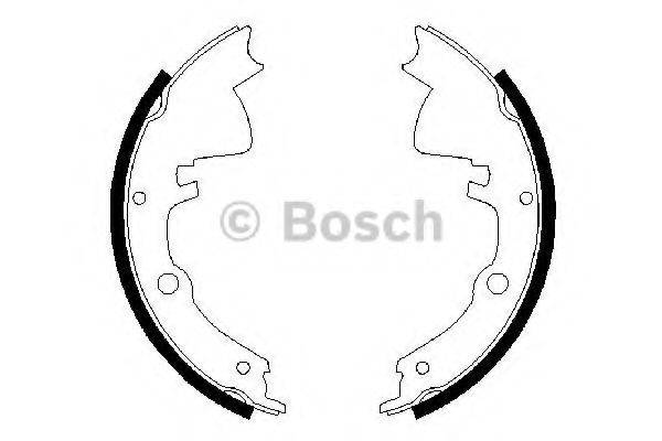 BOSCH 0986487394 Комплект гальмівних колодок