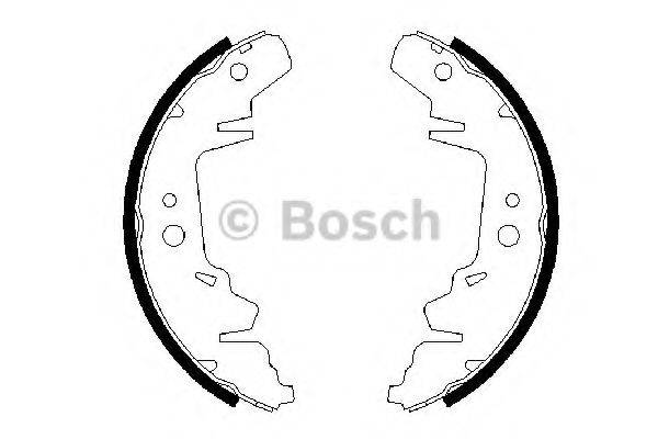 BOSCH 0986487634 Комплект гальмівних колодок