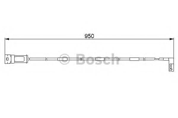 BOSCH 1987474928 Сигналізатор, знос гальмівних колодок