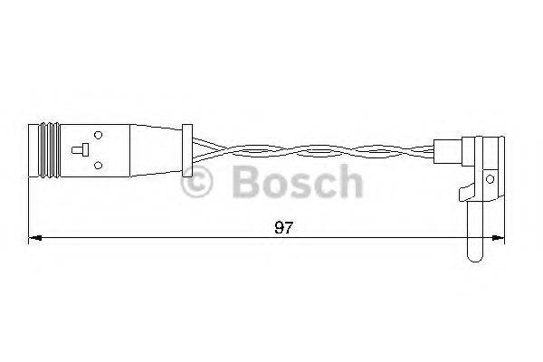 BOSCH 1987474966 Сигналізатор, знос гальмівних колодок