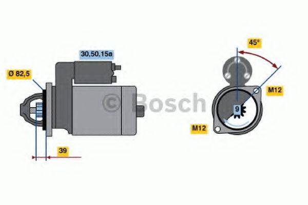 BOSCH 0001108088 Стартер