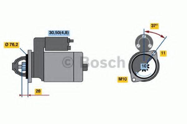 BOSCH 0001109319 Стартер