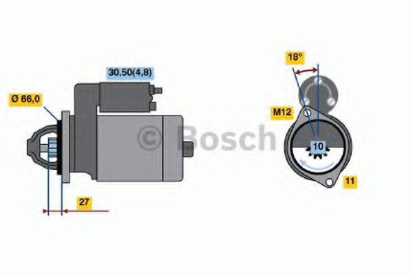 BOSCH 0001109361 Стартер