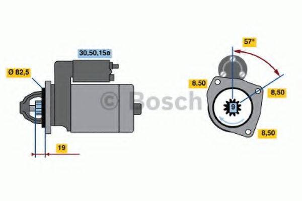 BOSCH 0001212400 Стартер