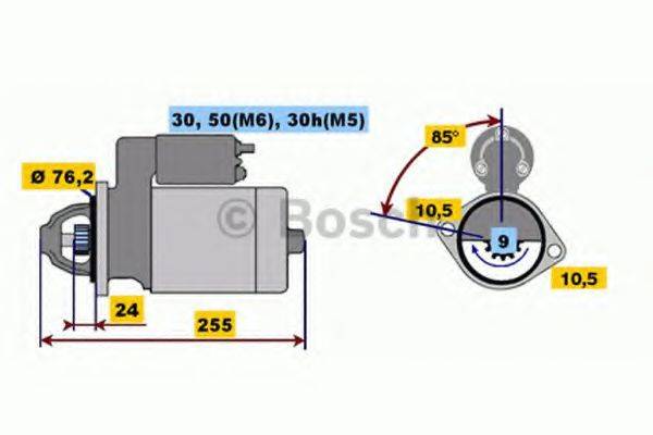 BOSCH 0001218135 Стартер