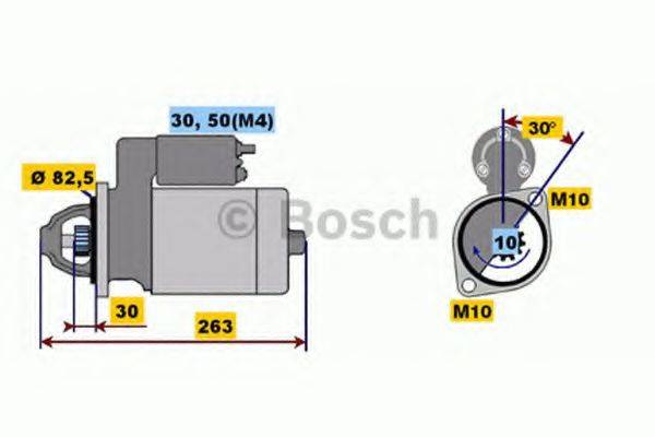 BOSCH 0001218165 Стартер