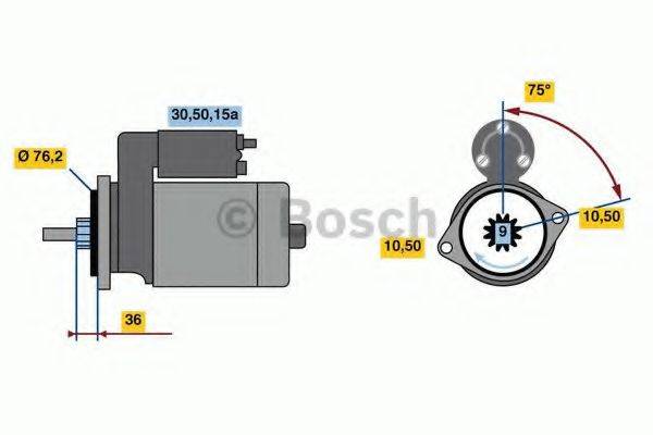 BOSCH 0001312111 Стартер