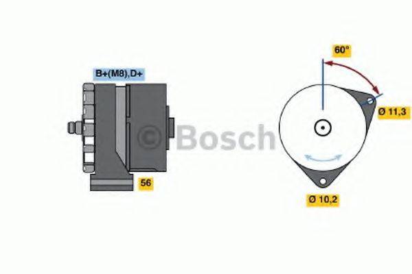 BOSCH 0120468035 Генератор