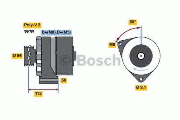 BOSCH 0120469012 Генератор