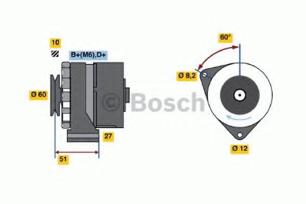 BOSCH 0120488103 Генератор