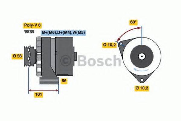 BOSCH 0120488133 Генератор