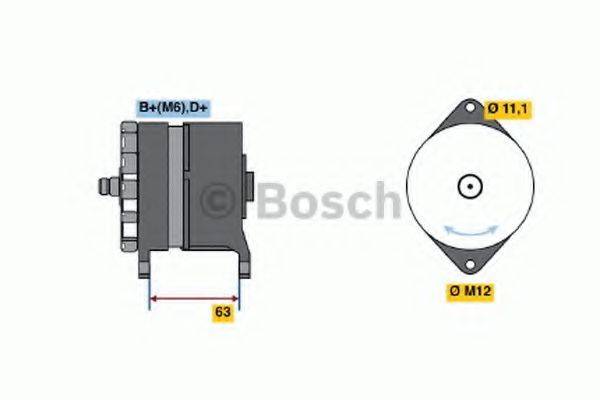 BOSCH 0120489336 Генератор