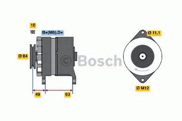 BOSCH 0120489337 Генератор