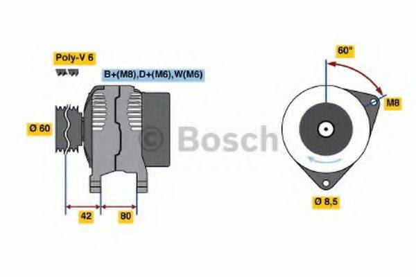 BOSCH 0123310014 Генератор