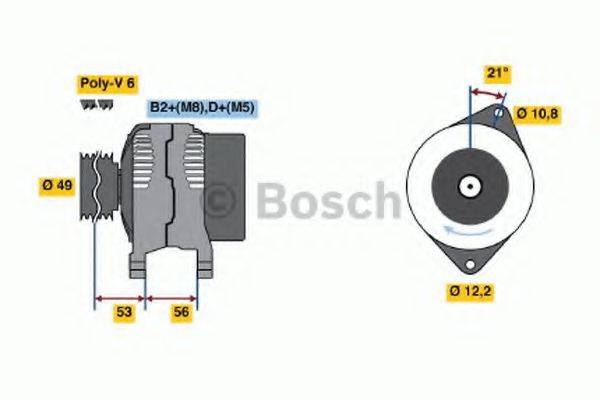 BOSCH 0124325060 Генератор