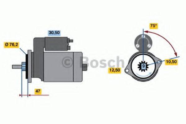 BOSCH 0001211221 Стартер