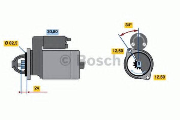 BOSCH 0986010850 Стартер