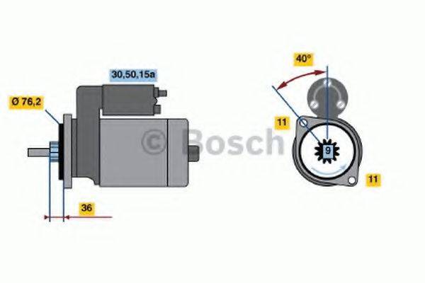 BOSCH 0986012600 Стартер