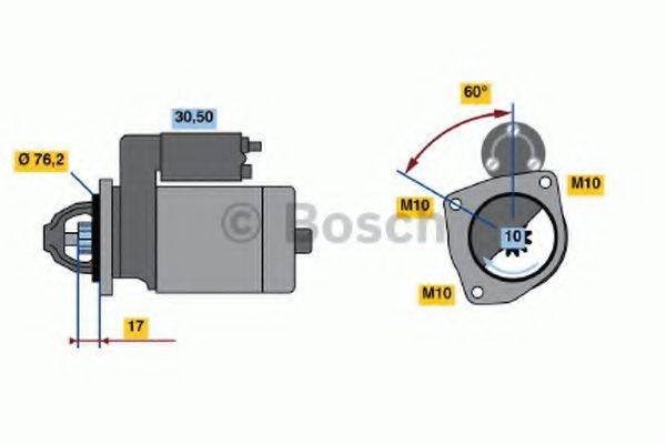 BOSCH 0986013280 Стартер