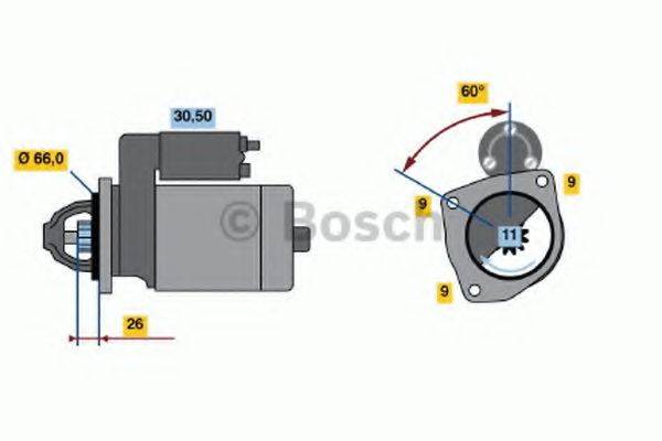 BOSCH 0986013620 Стартер