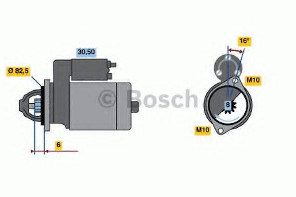 BOSCH 0986014201 Стартер