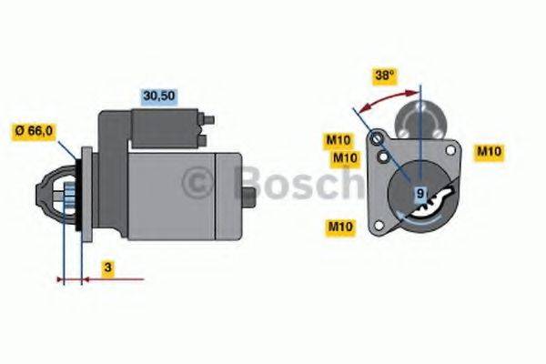 BOSCH 0986015010 Стартер