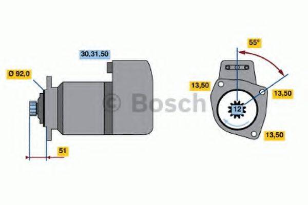 BOSCH 0986016100 Стартер