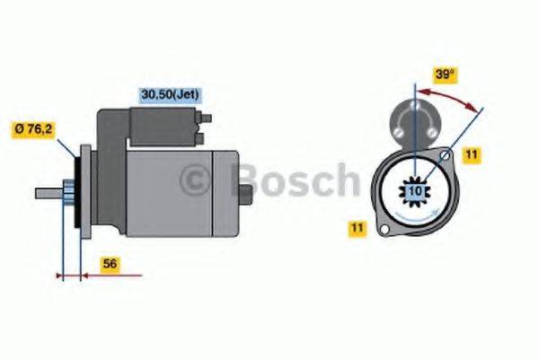 BOSCH 0986016700 Стартер