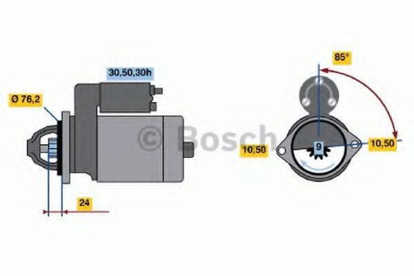 BOSCH 0986017150 Стартер