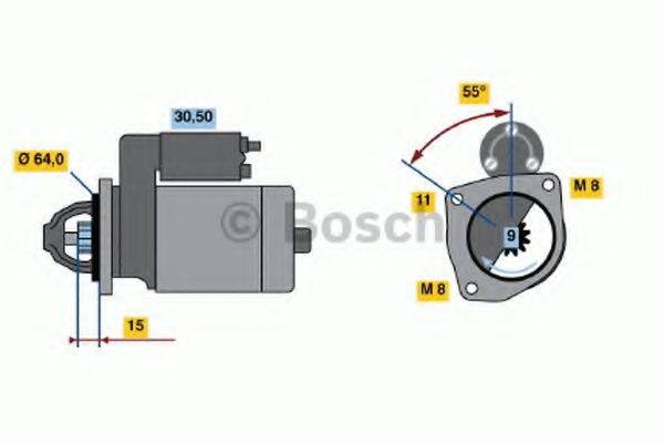 BOSCH 0986018880 Стартер